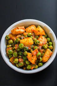 dry aloo matar recipe
